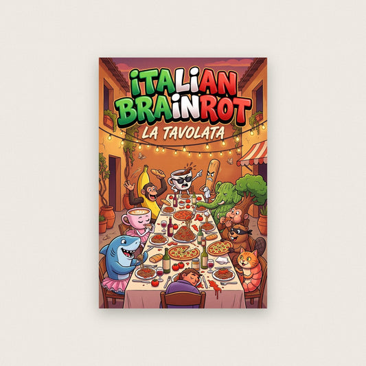 La Tavolata Italian Brainrot Poster