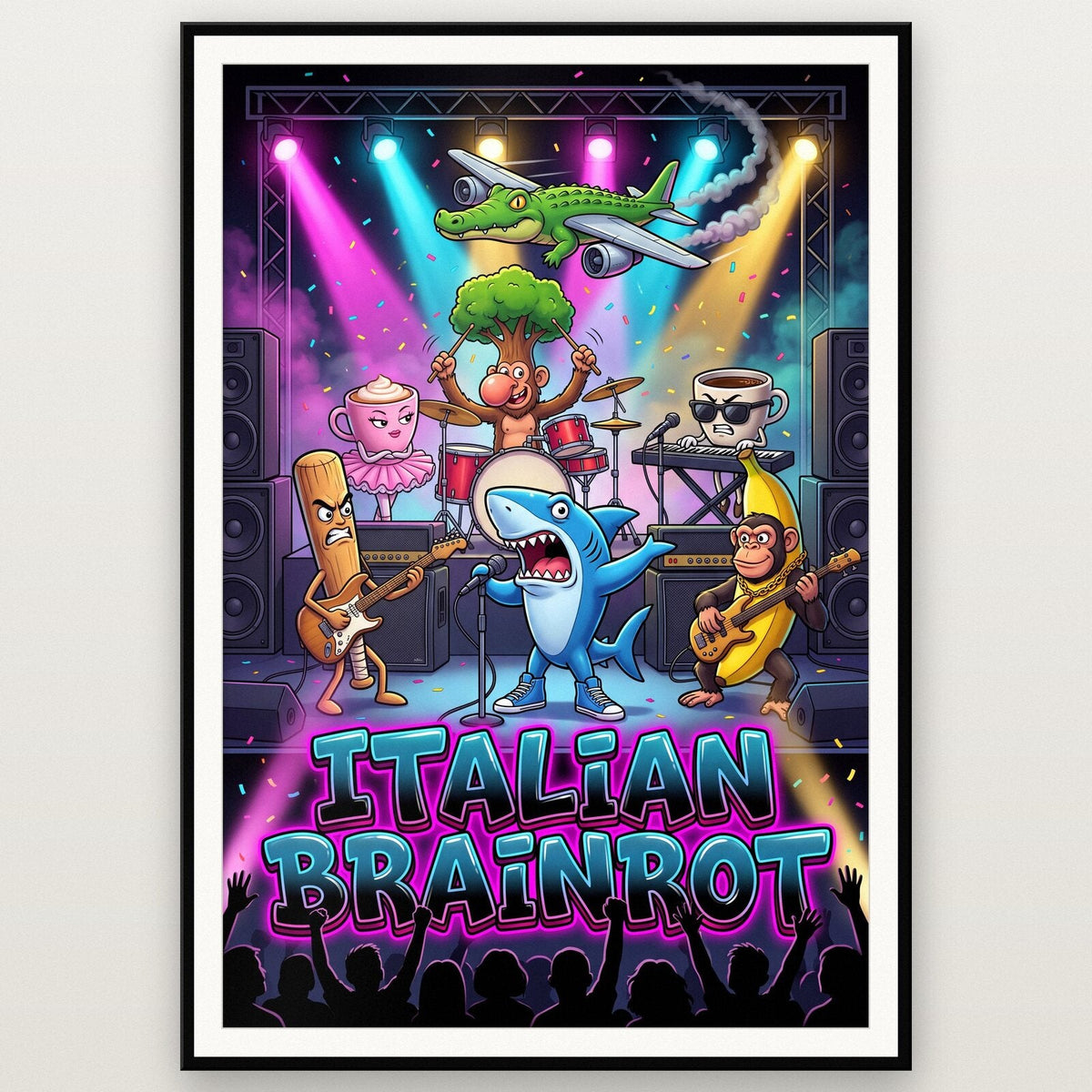 The Band Italian Brainrot Poster