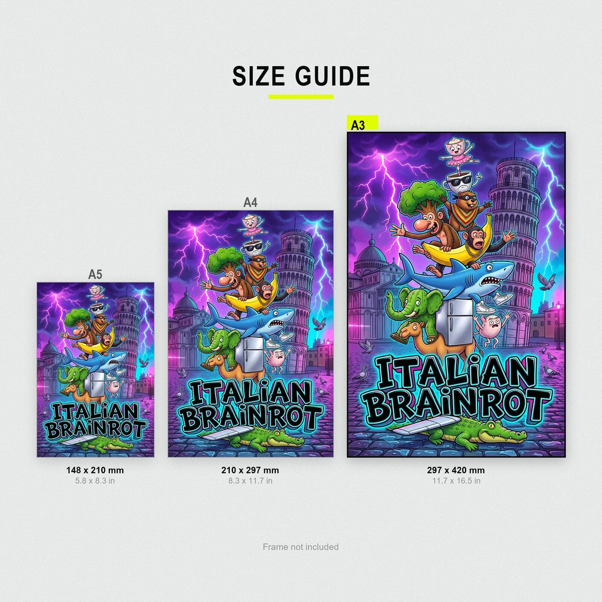The Tower Italian Brainrot Poster