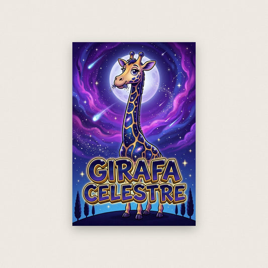 Girafa Celestre Italian Brainrot Poster