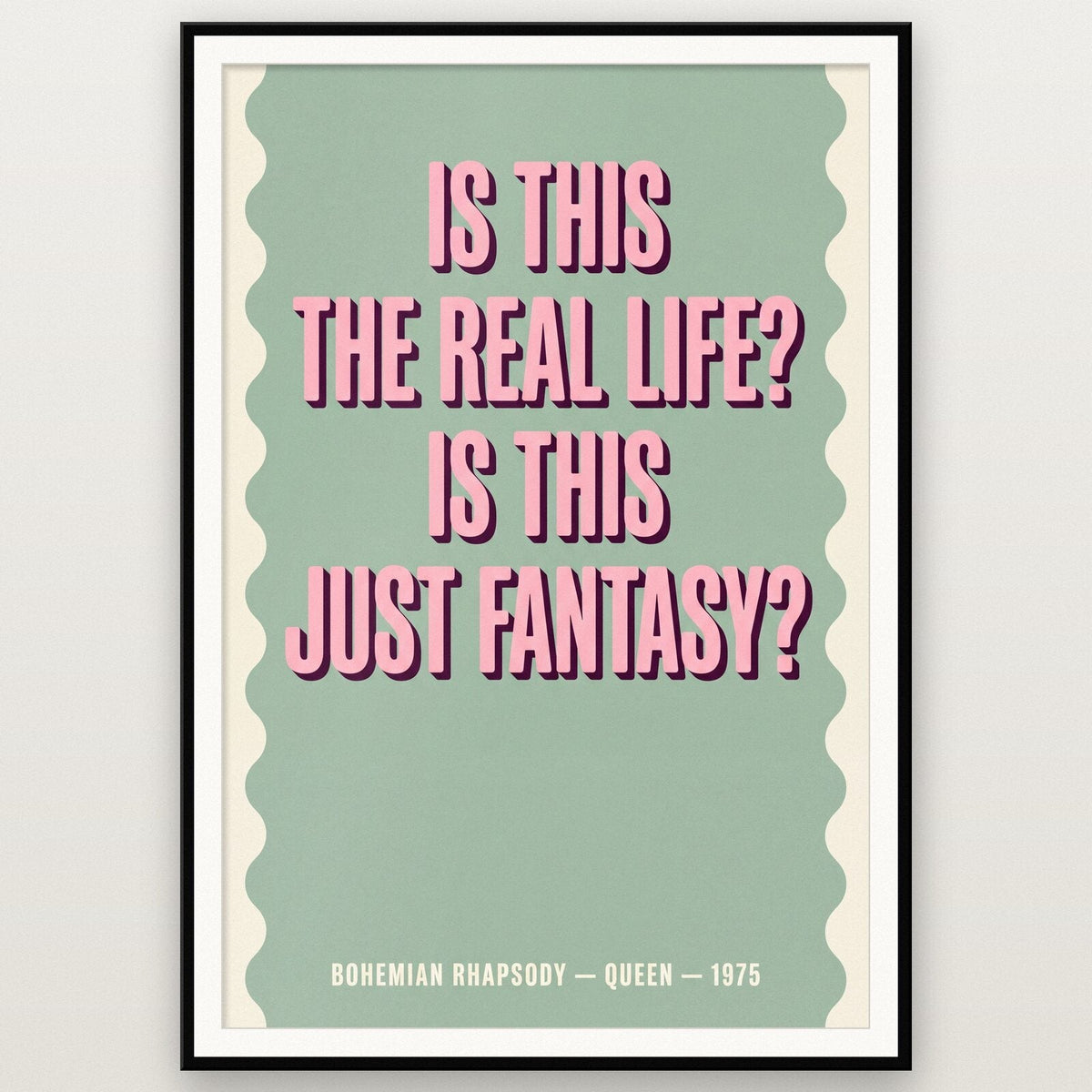 Is This The Real Life Lyrics Print