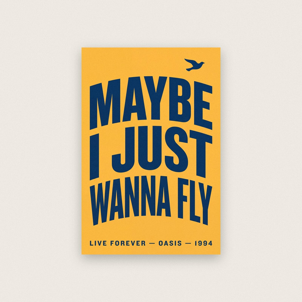 Maybe I Just Wanna Fly Lyrics Print