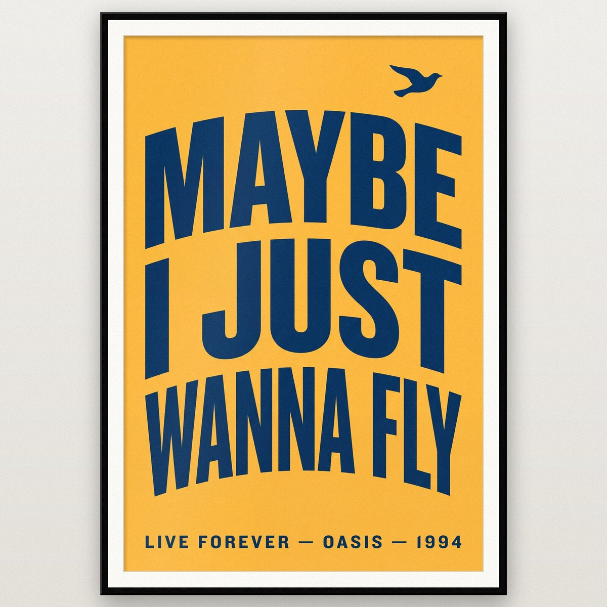 Maybe I Just Wanna Fly Lyrics Print