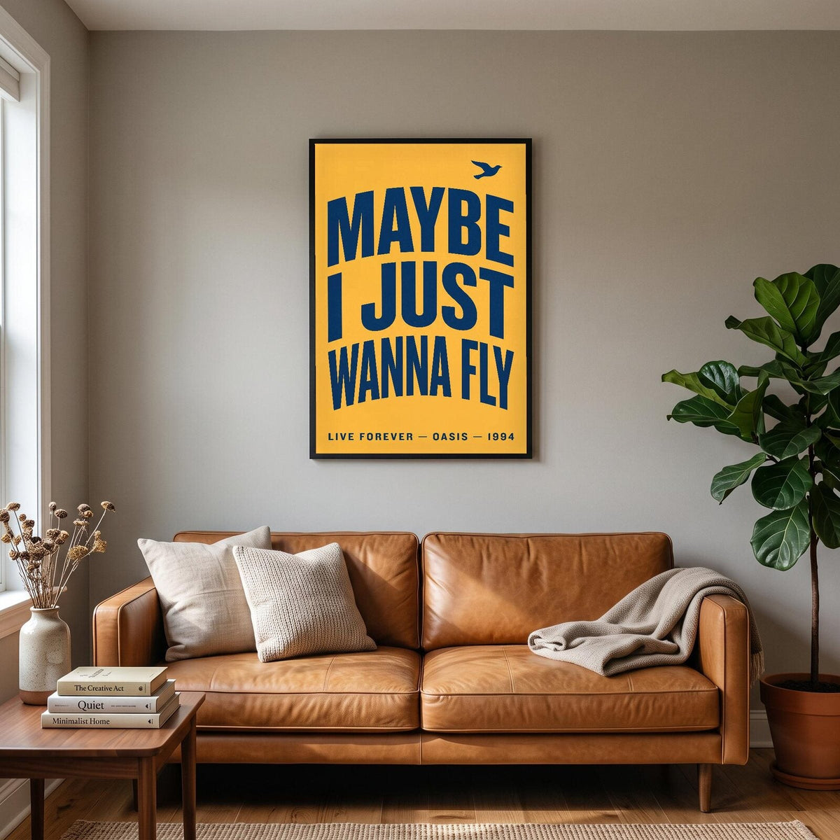 Maybe I Just Wanna Fly Lyrics Print