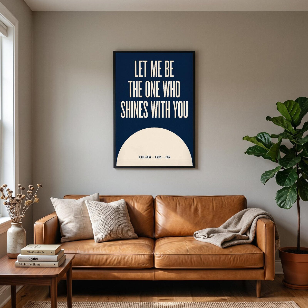 Let Me Be The One Who Shines With You Lyrics Print