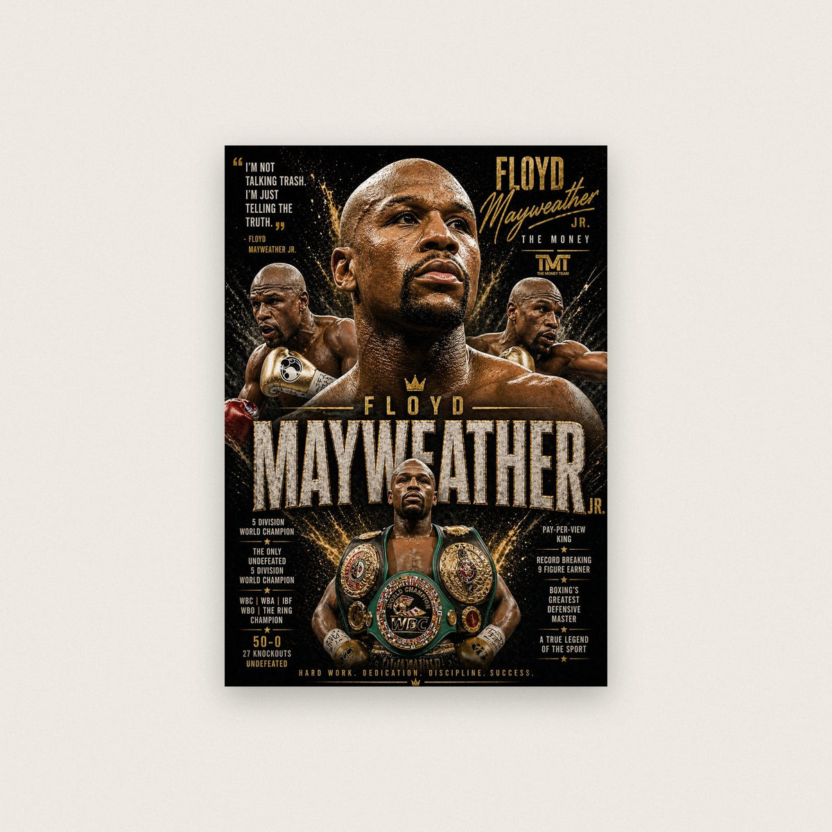 Mayweather vs Hatton Boxing Print Duo Pack