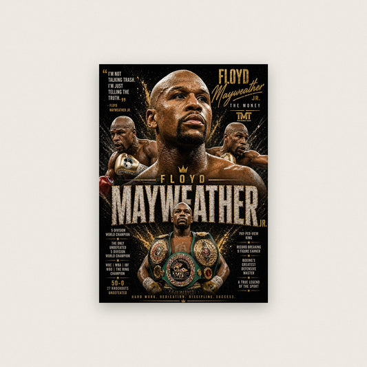 Mayweather vs Hatton Boxing Print Duo Pack