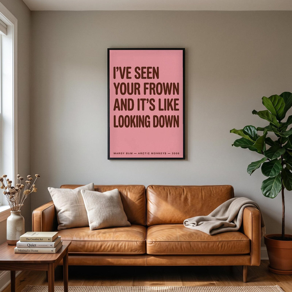 I've Seen Your Frown Lyrics Print