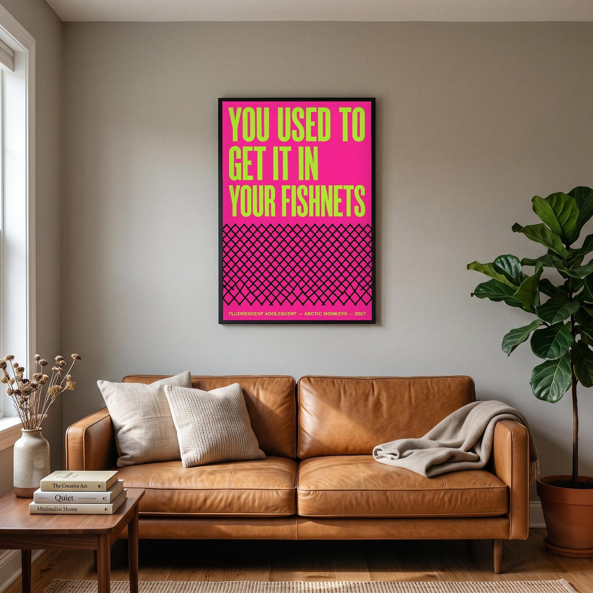 You Used To Get It In Your Fishnets Lyrics Print