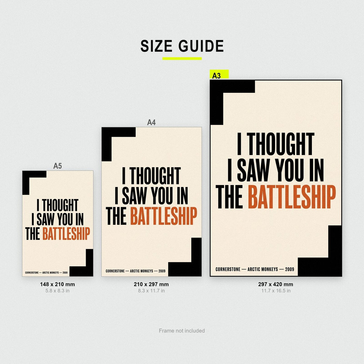 I Thought I Saw You In The Battleship Lyrics Print