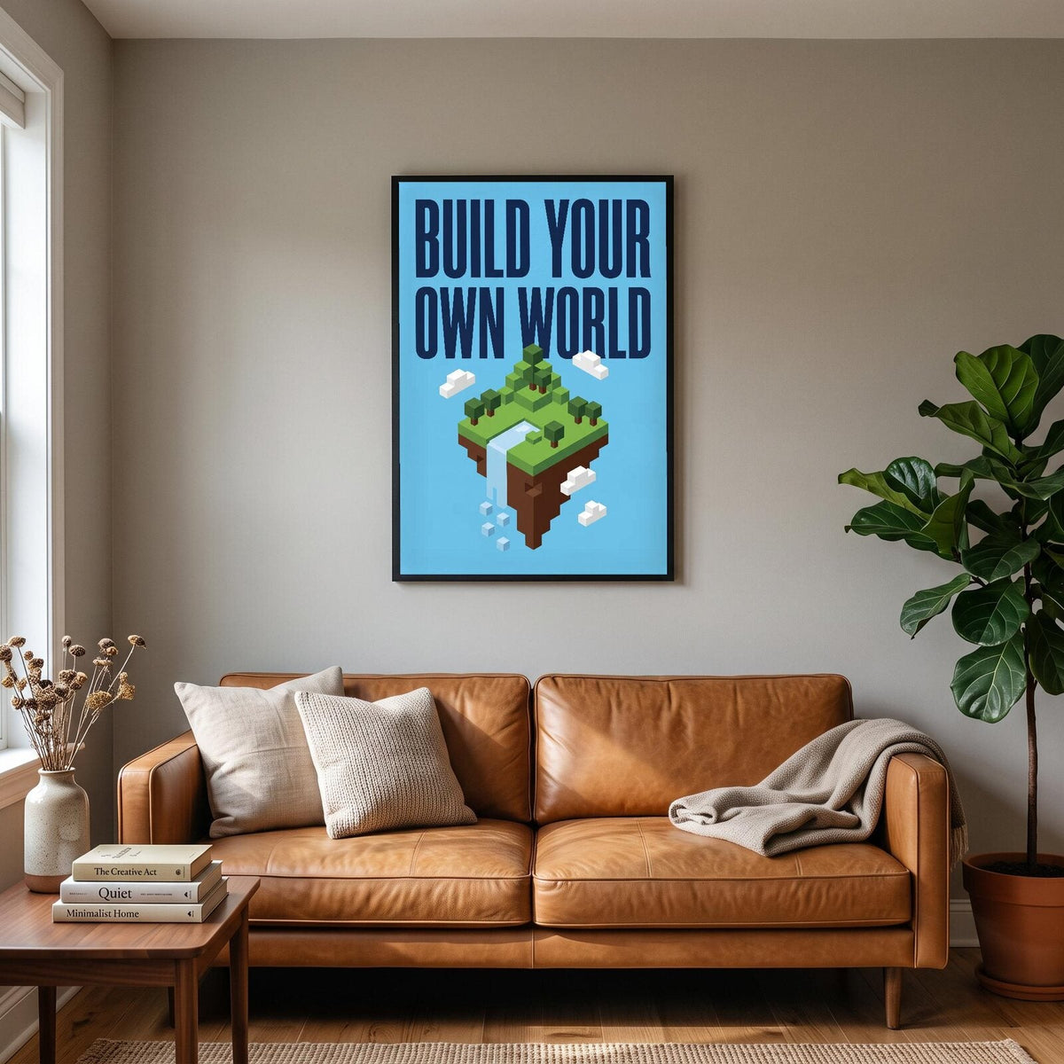 Build Your Own World Gaming Art Print