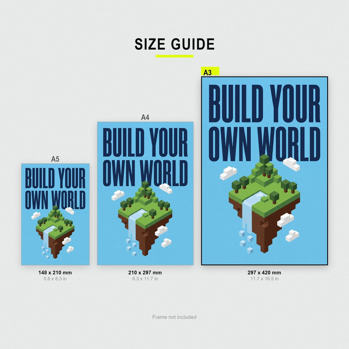 Build Your Own World Gaming Art Print