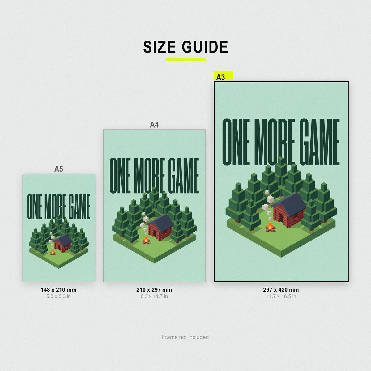One More Game Gaming Art Print