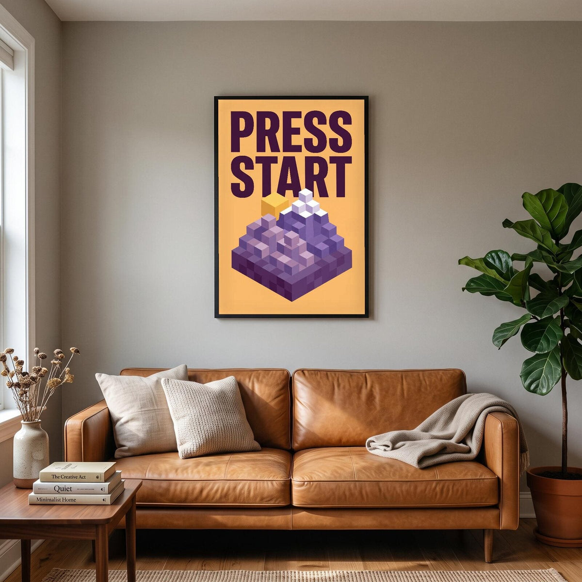 Press Start Gaming Art Print