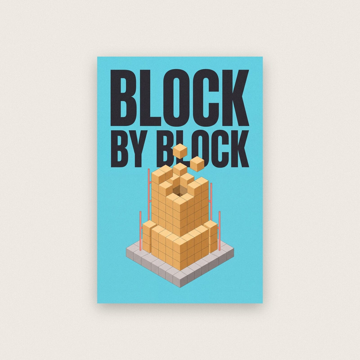 Block By Block Gaming Art Print