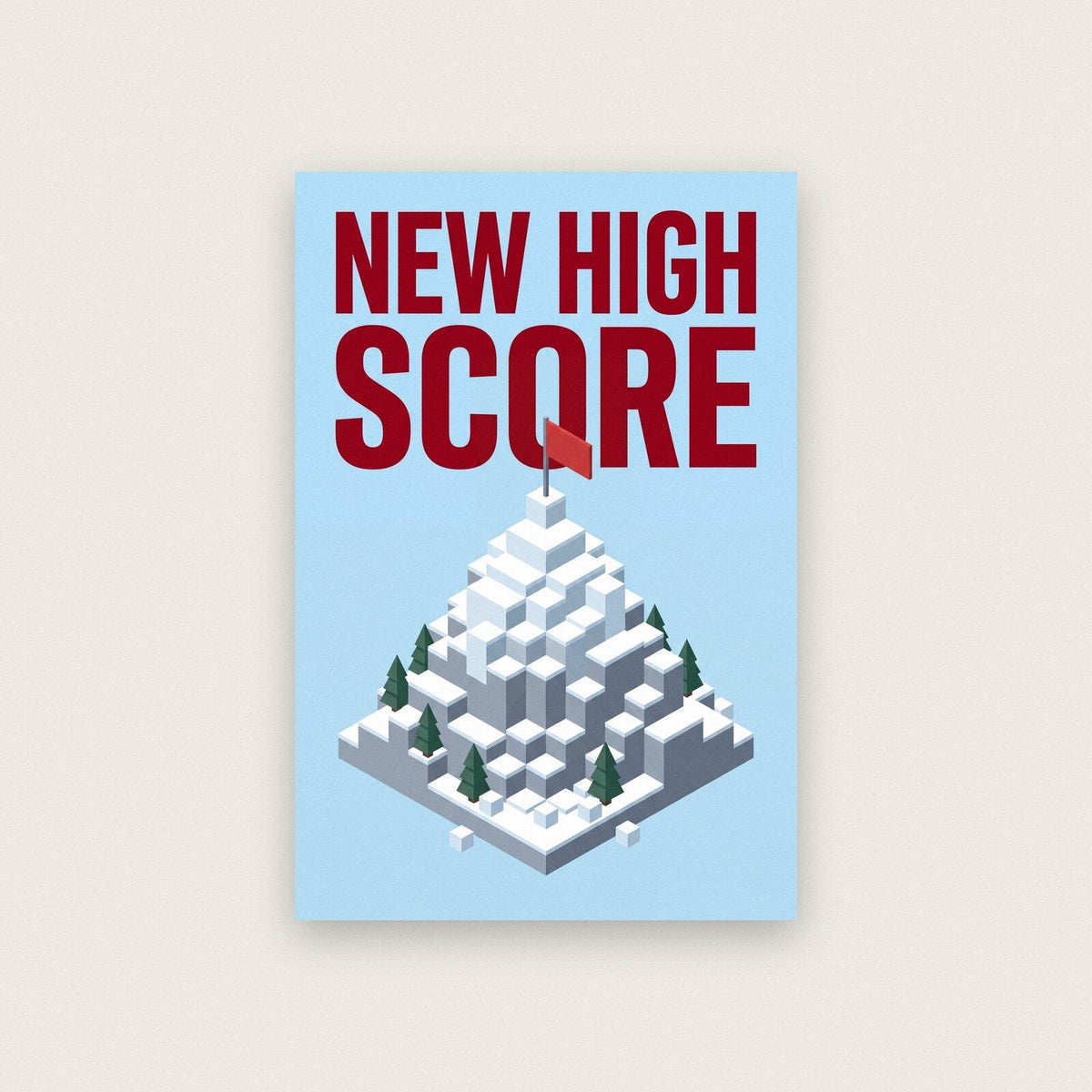 New High Score Gaming Art Print