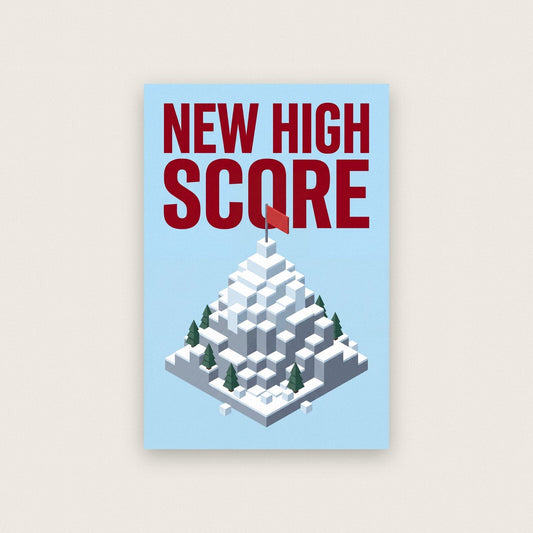 New High Score Gaming Art Print