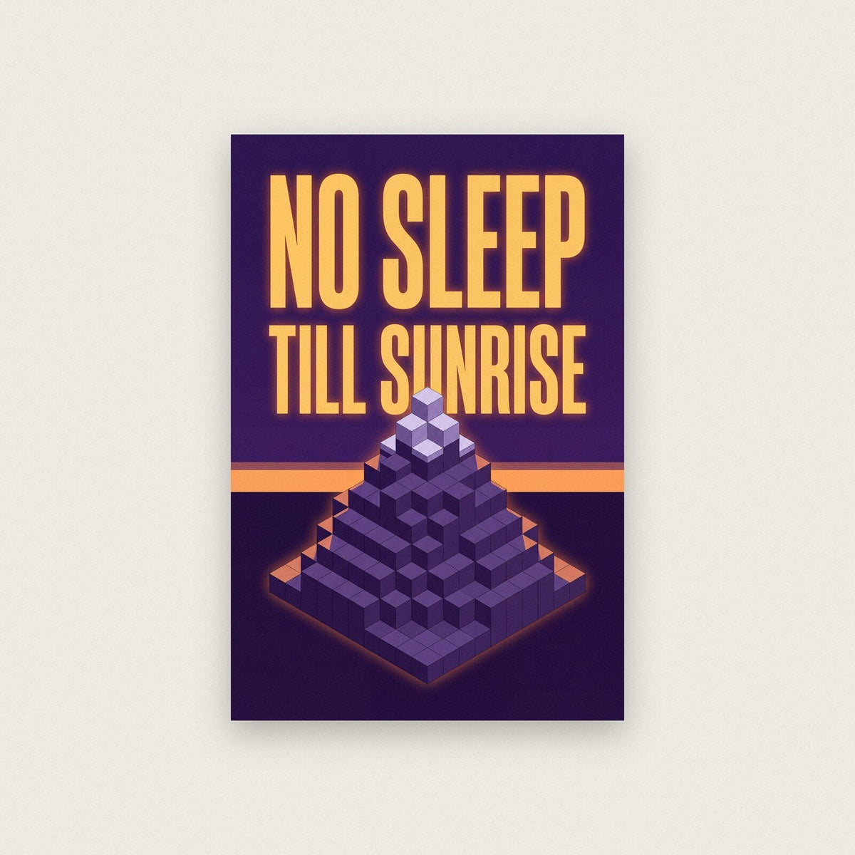 No Sleep Till Sunrise Gaming Art Print