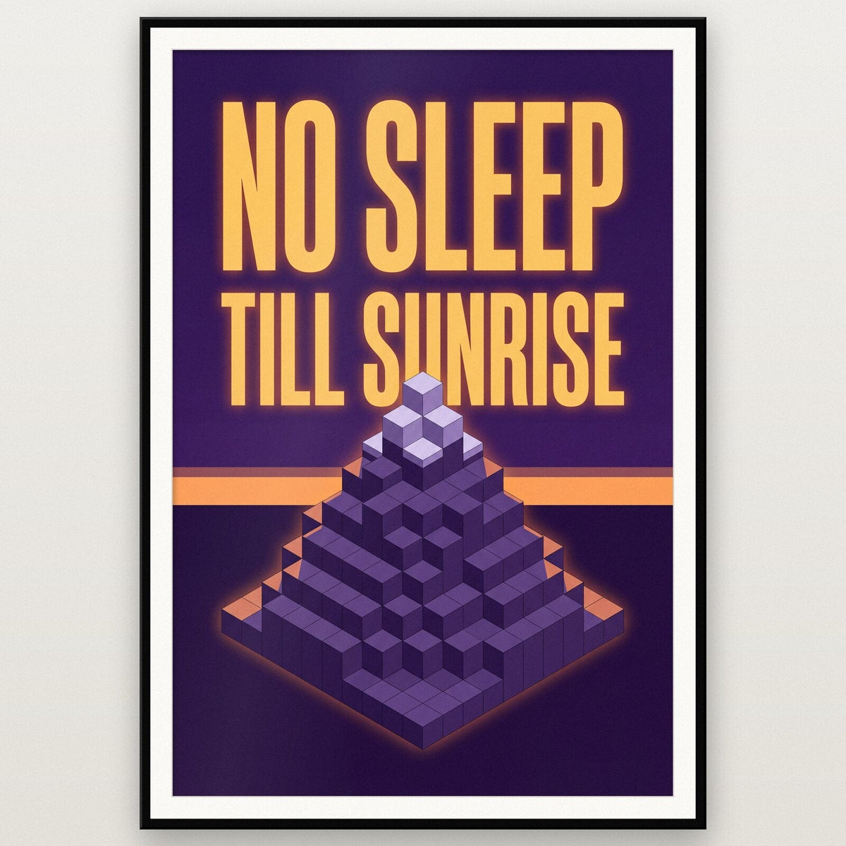No Sleep Till Sunrise Gaming Art Print