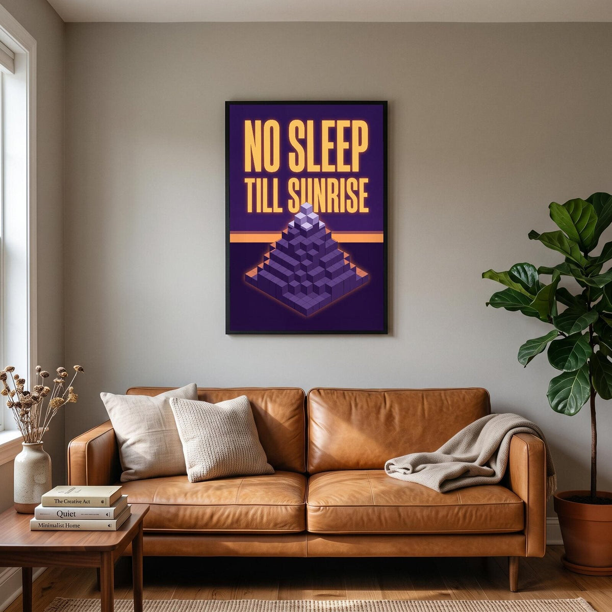 No Sleep Till Sunrise Gaming Art Print