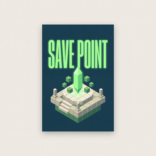 Save Point Gaming Art Print