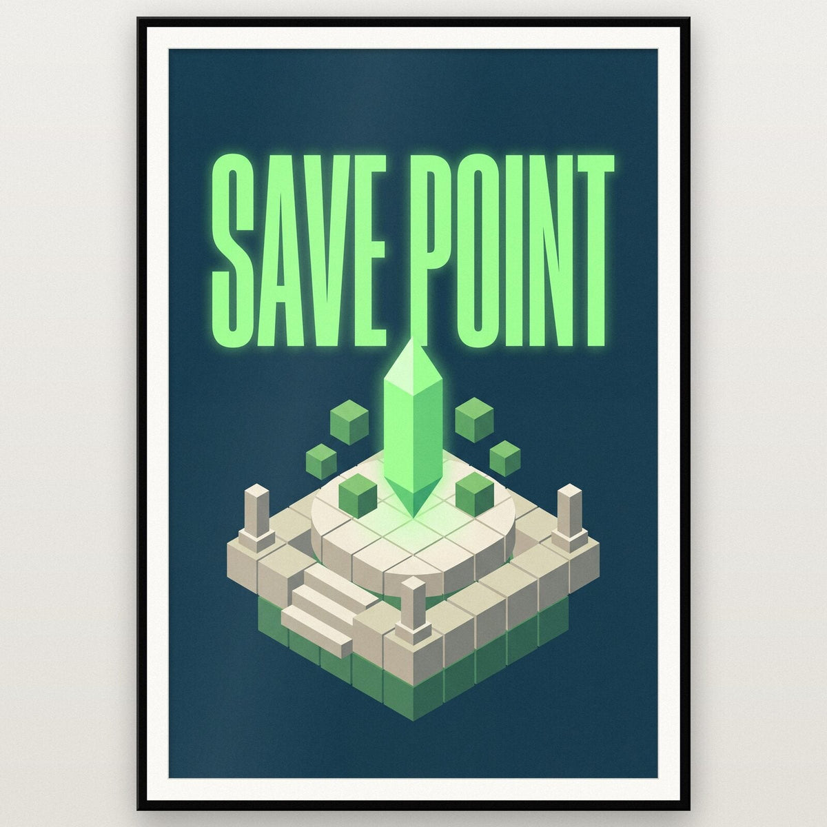 Save Point Gaming Art Print