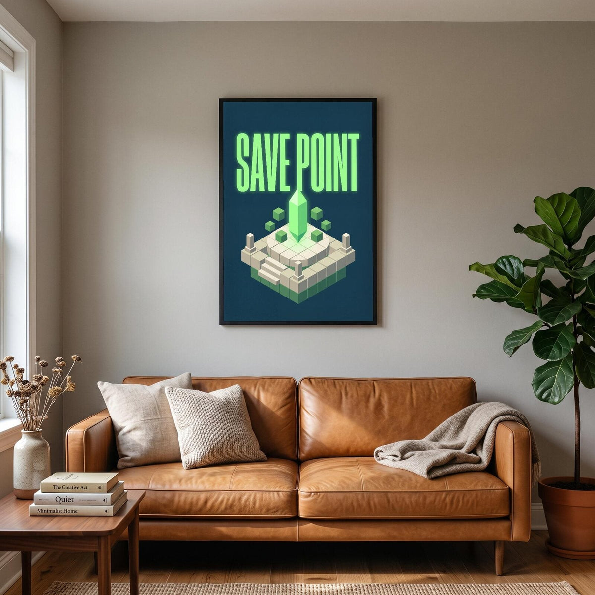 Save Point Gaming Art Print