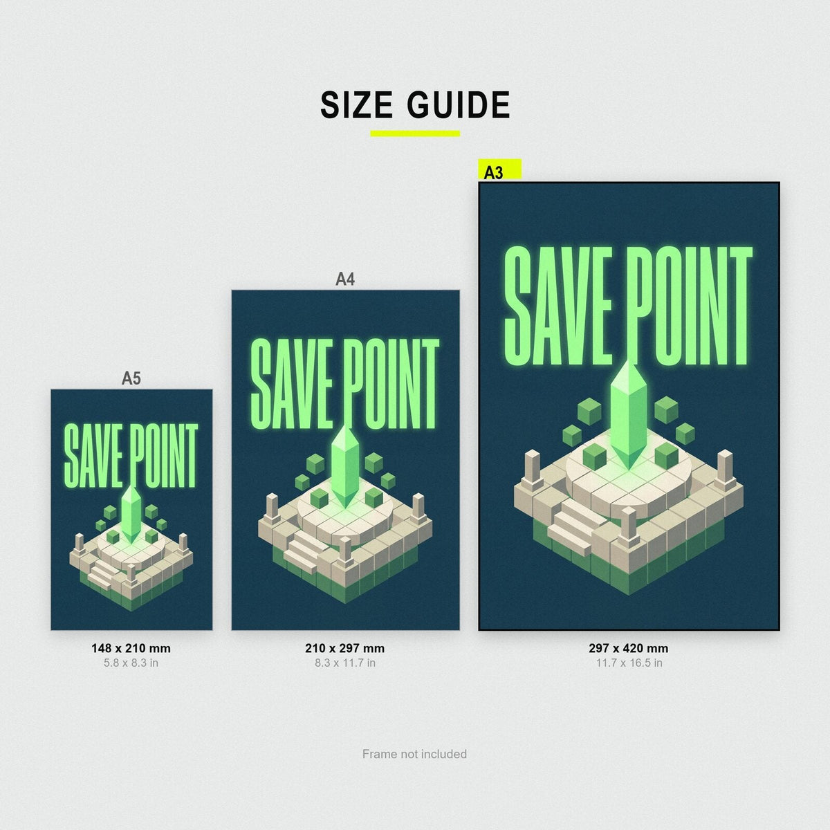 Save Point Gaming Art Print