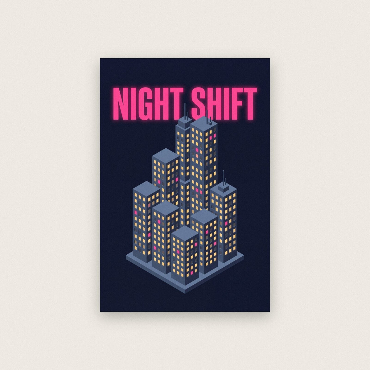 Night Shift Gaming Art Print
