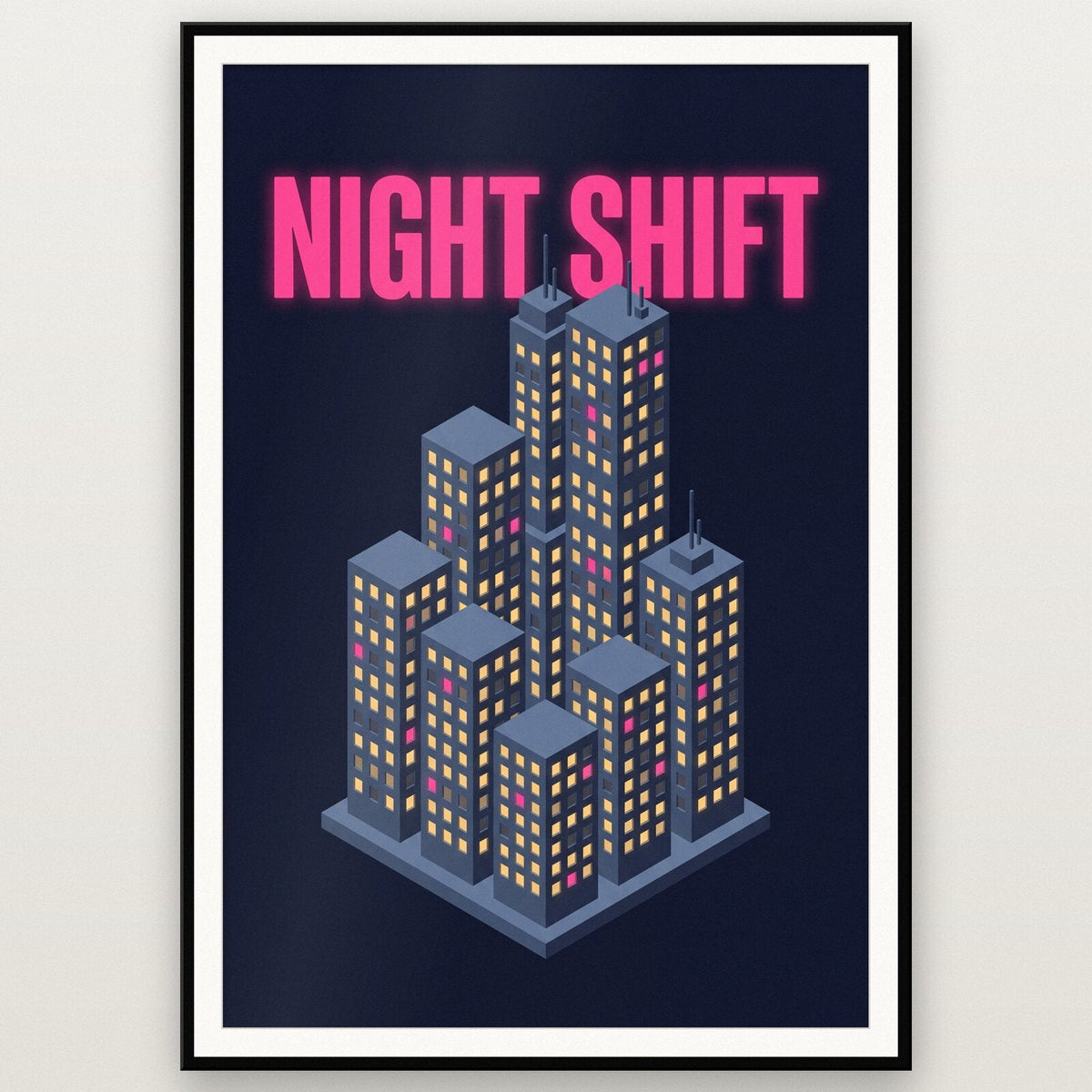Night Shift Gaming Art Print