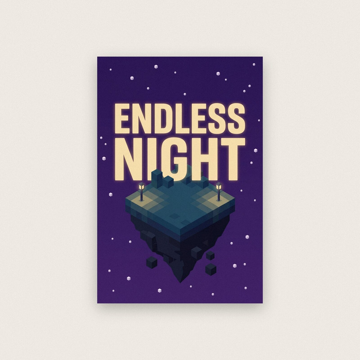Endless Night Gaming Art Print