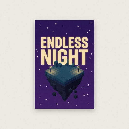 Endless Night Gaming Art Print