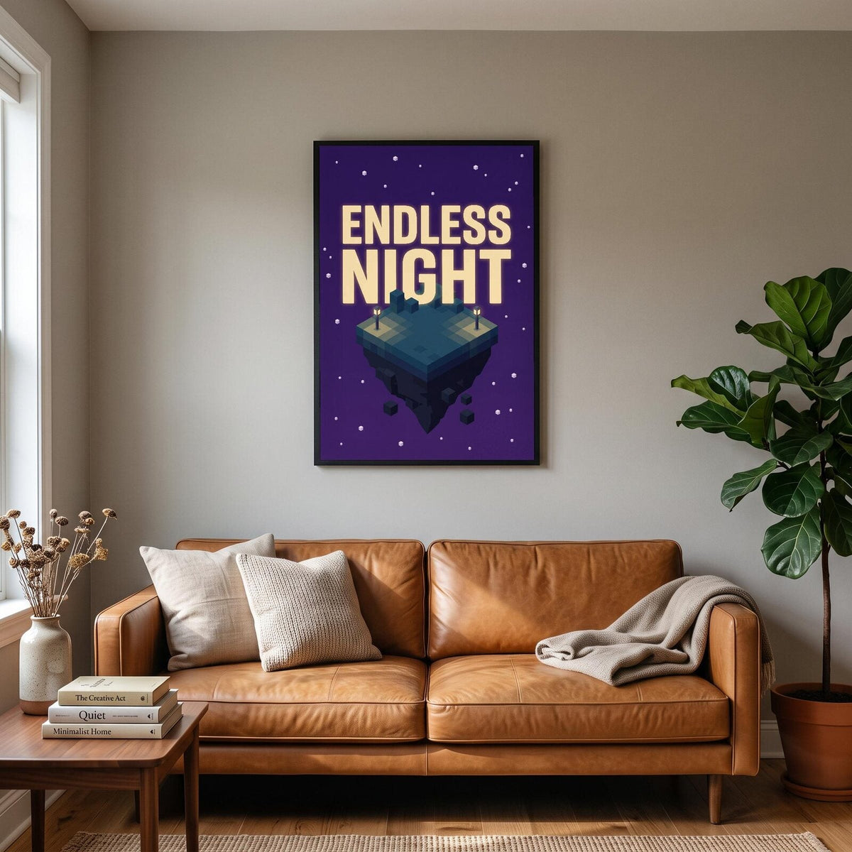 Endless Night Gaming Art Print