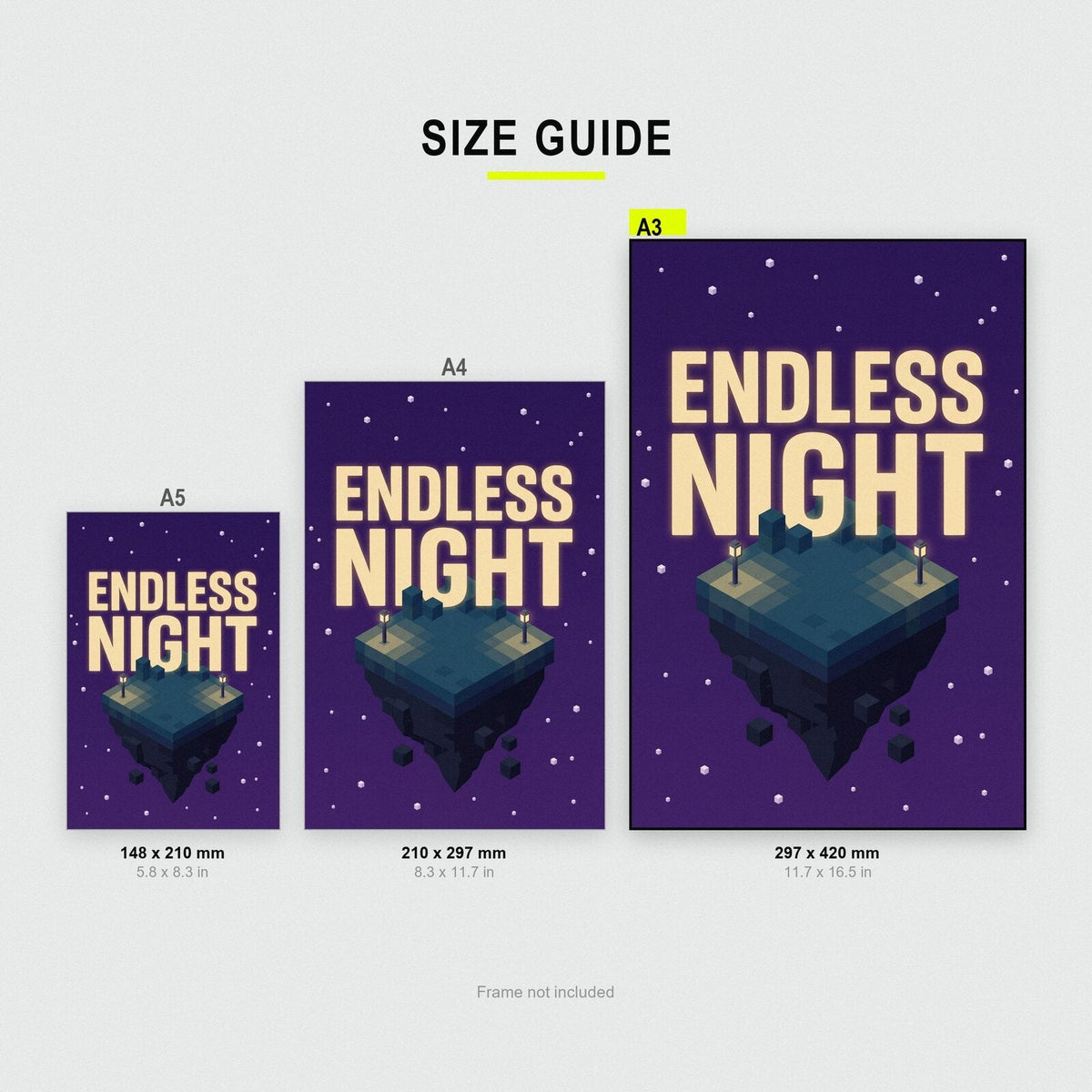 Endless Night Gaming Art Print