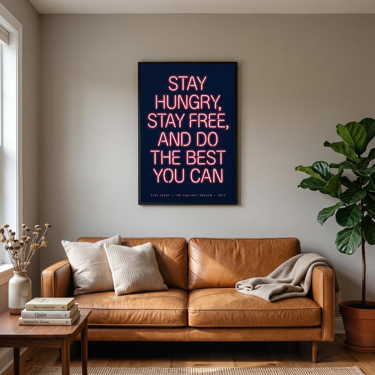 Stay Lucky The Gaslight Anthem Lyrics Print