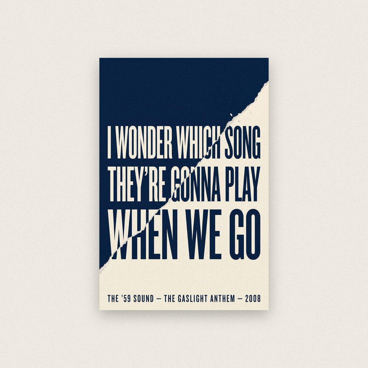 Which Song Lyrics Print