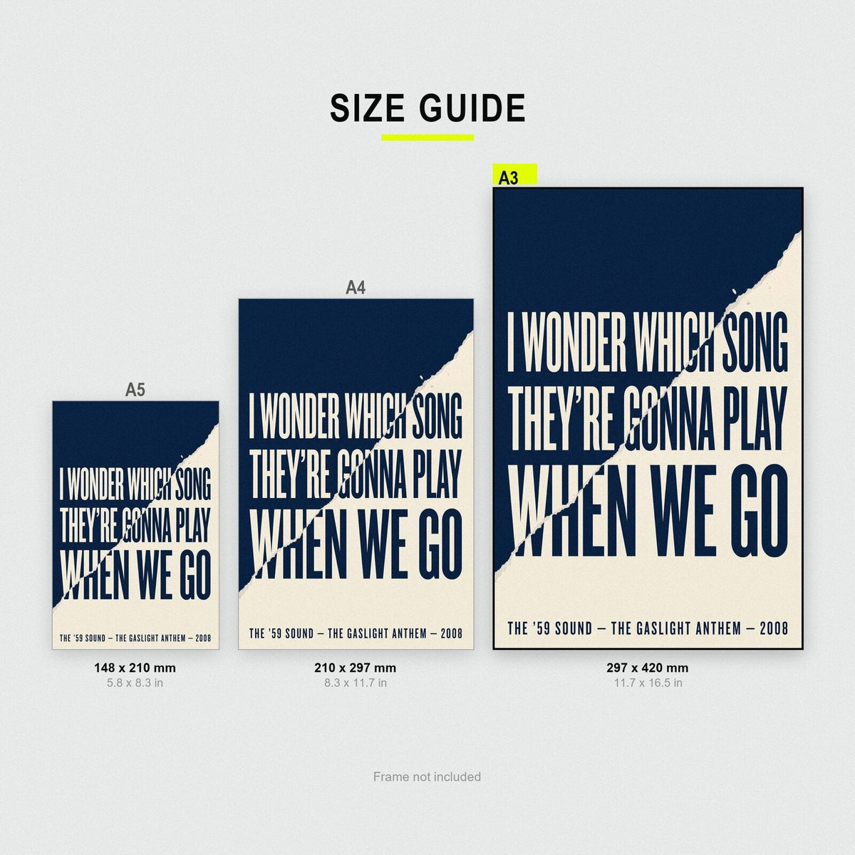 Which Song Lyrics Print