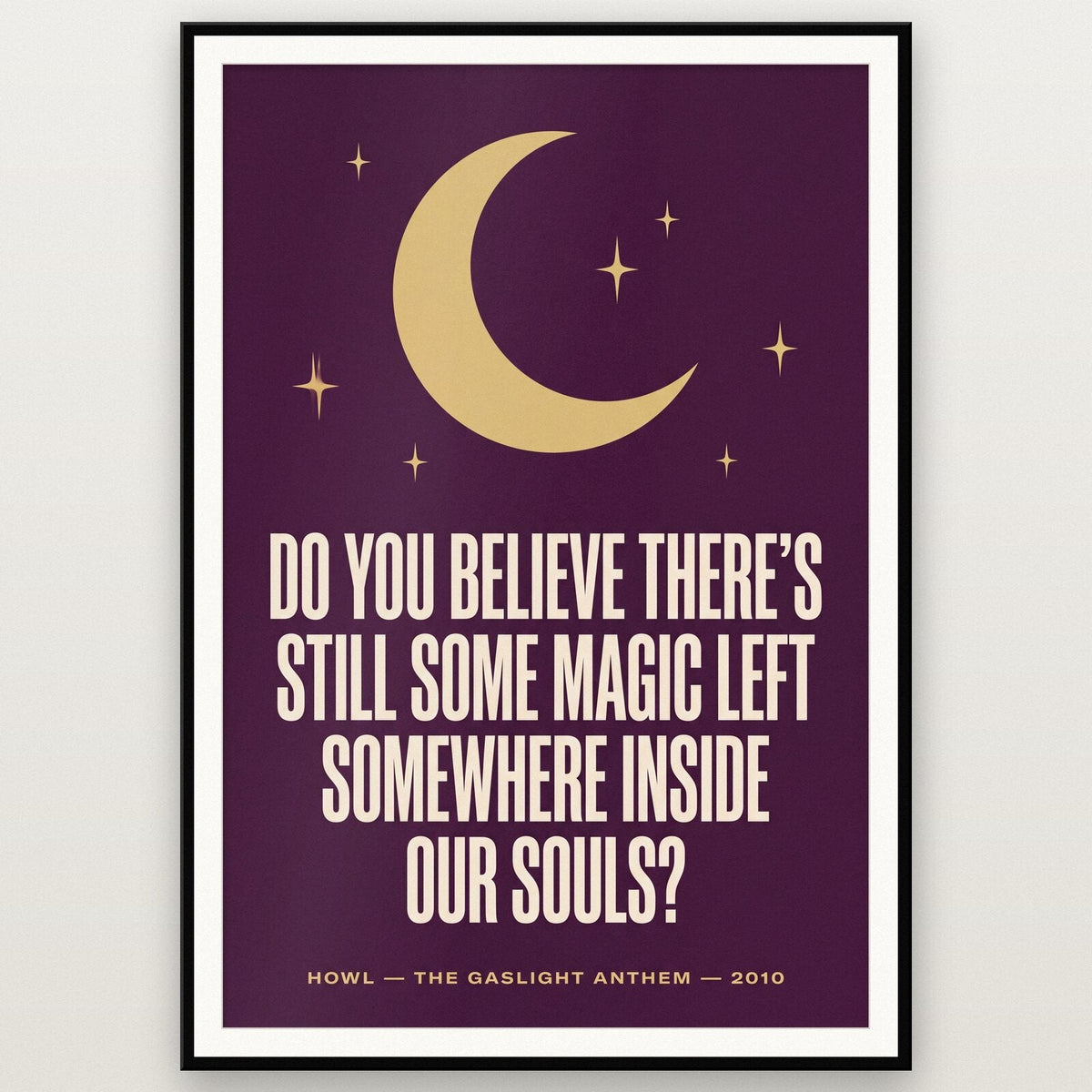 Howl Lyrics Print