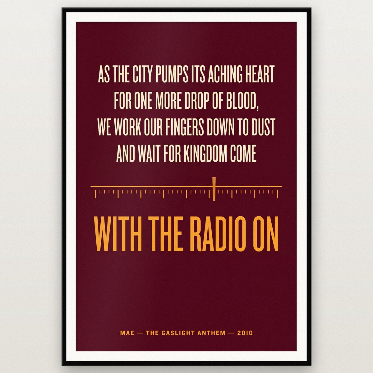 Mae Lyrics Print