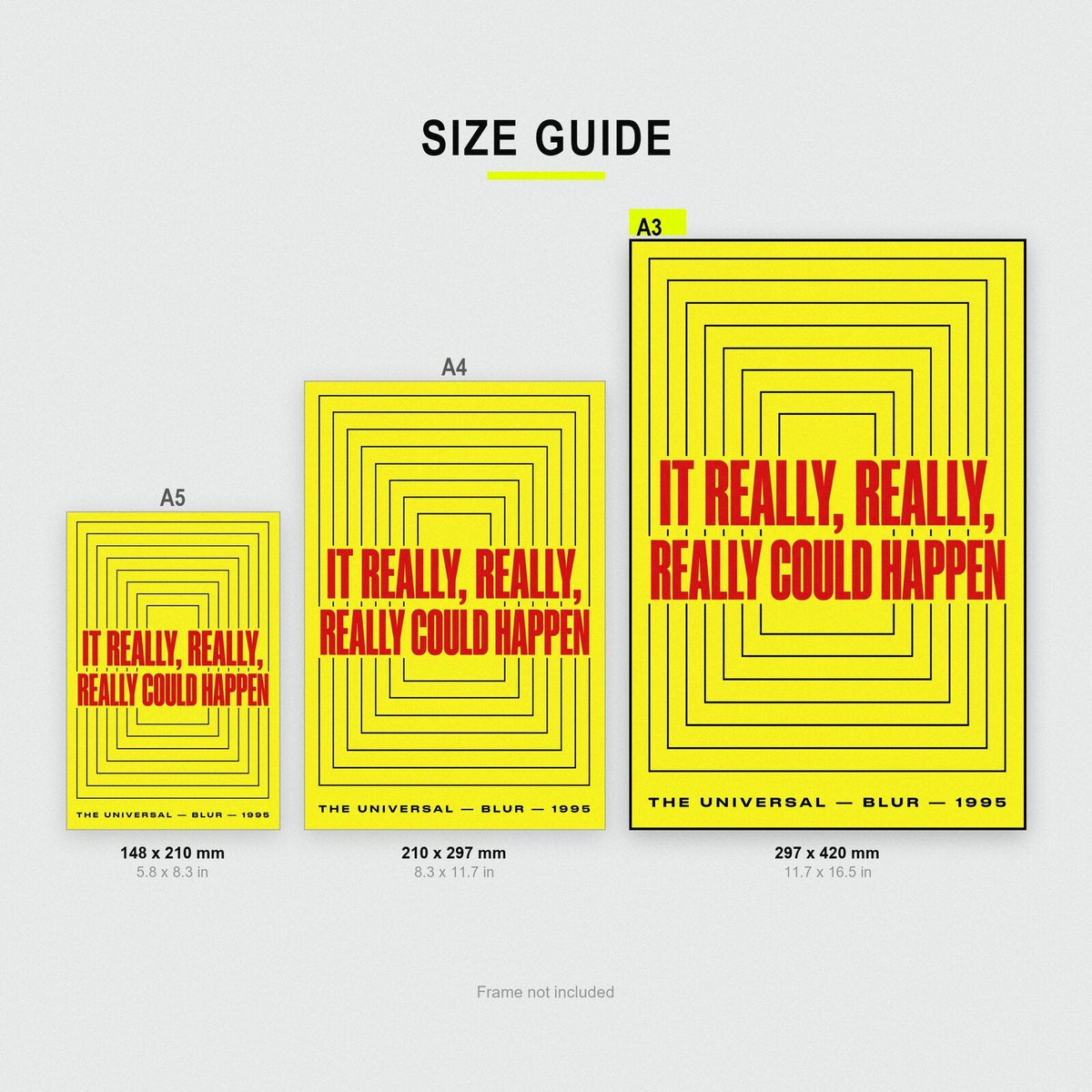 The Universal Lyrics Print