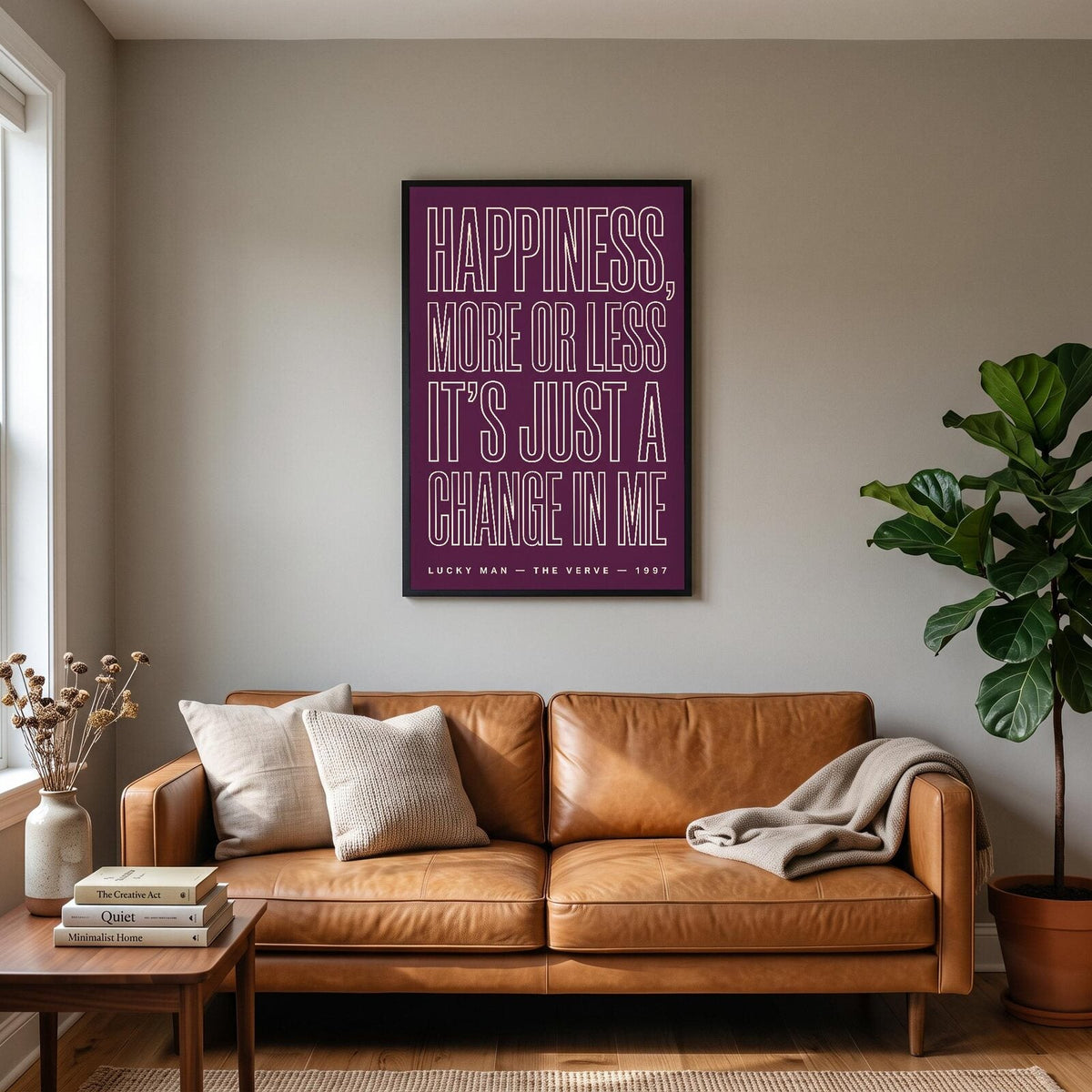 Lucky Man Lyrics Print