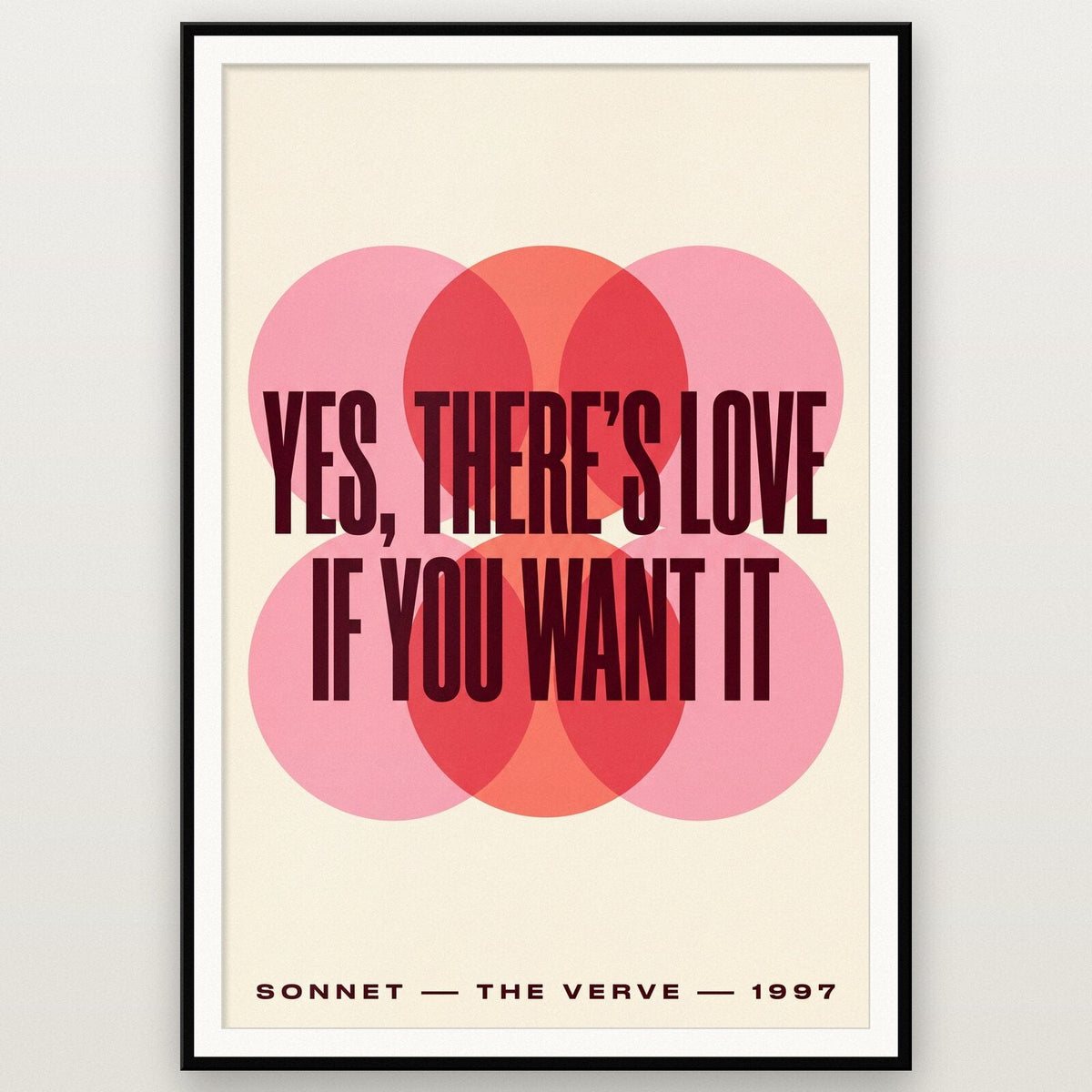 Sonnet Lyrics Print