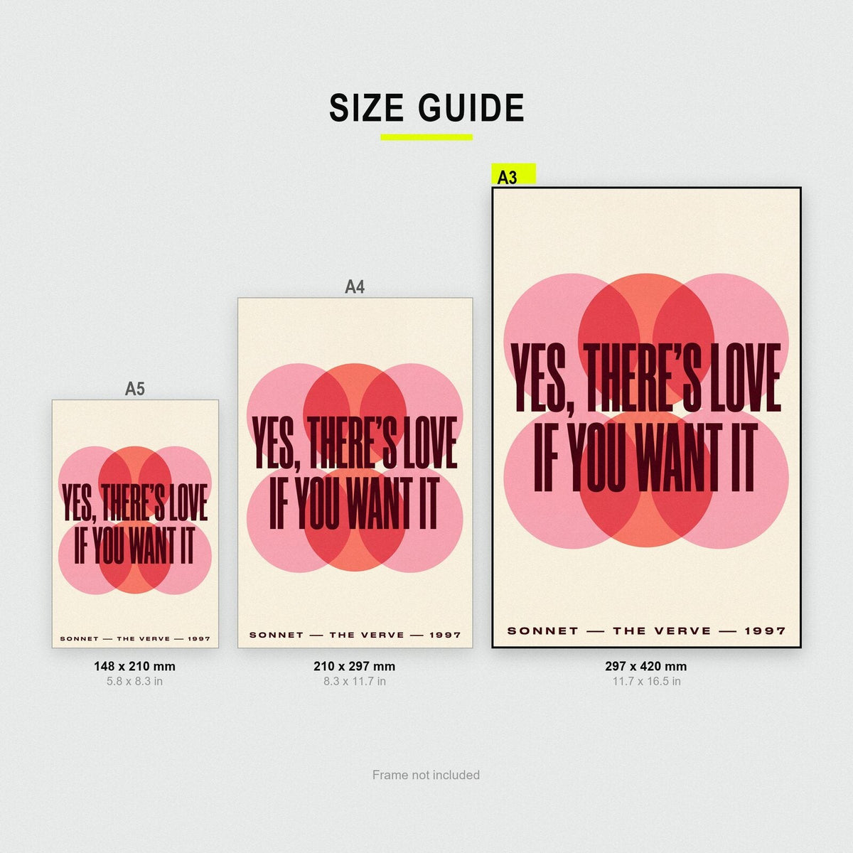 Sonnet Lyrics Print