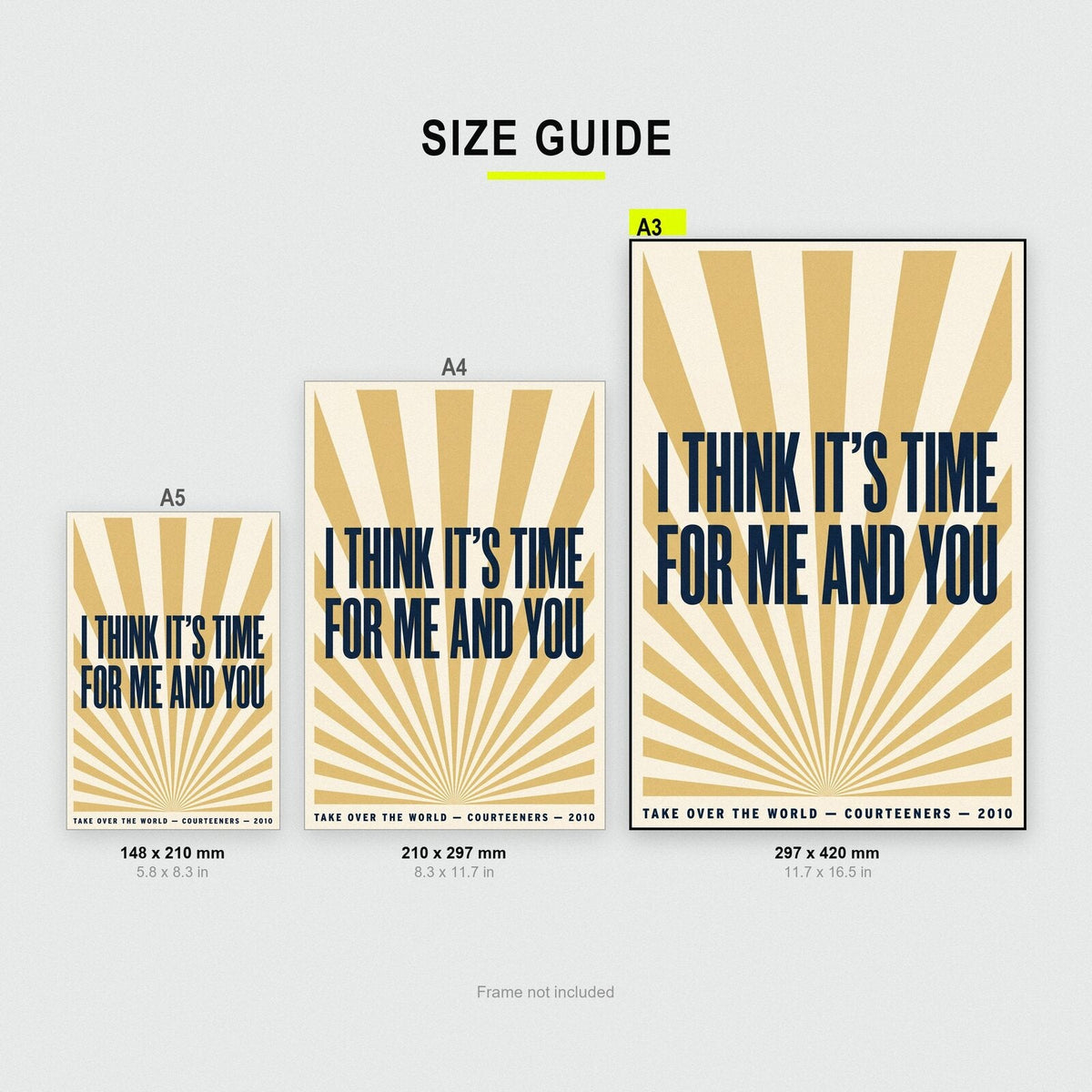 Take Over The World Lyrics Print
