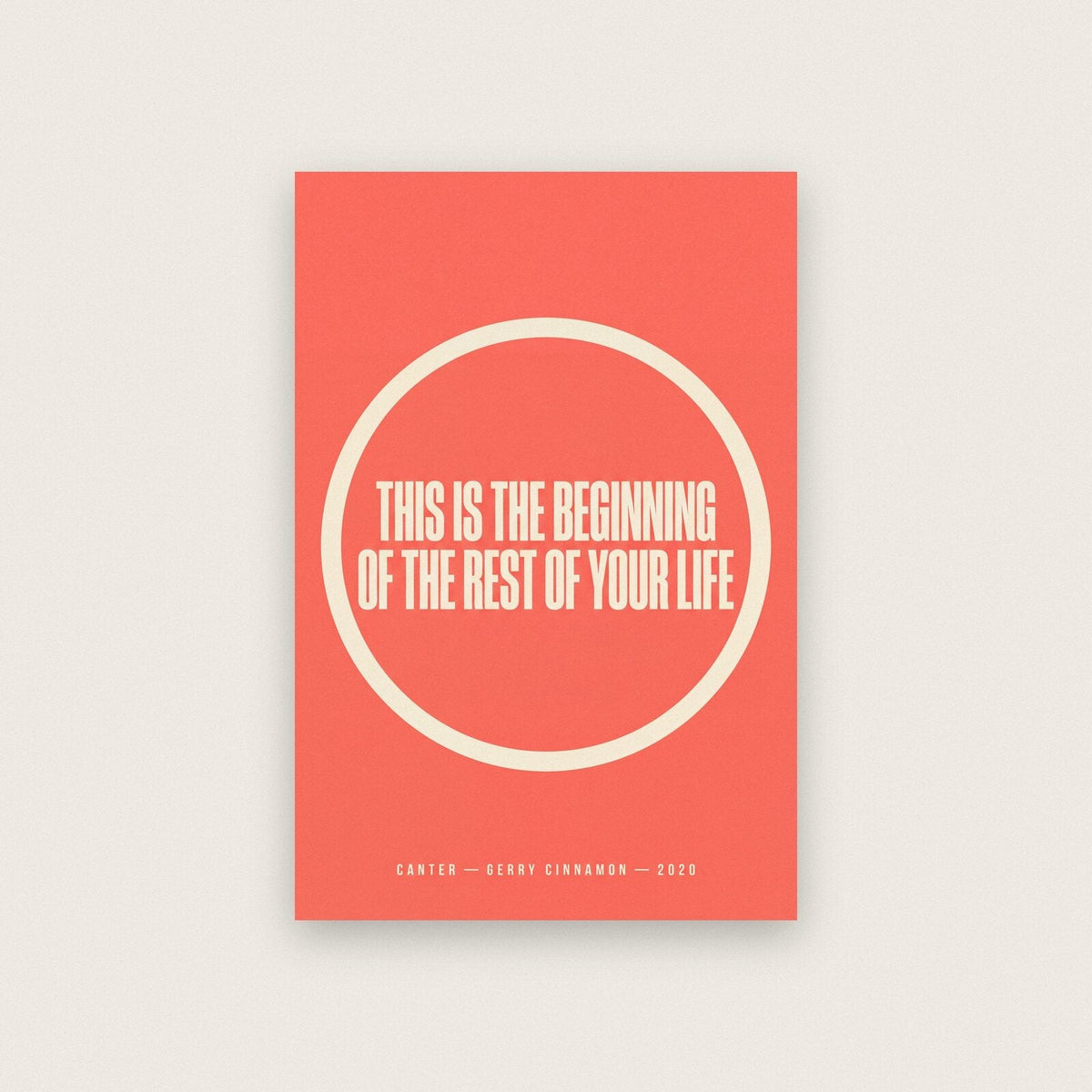 Canter Lyrics Print