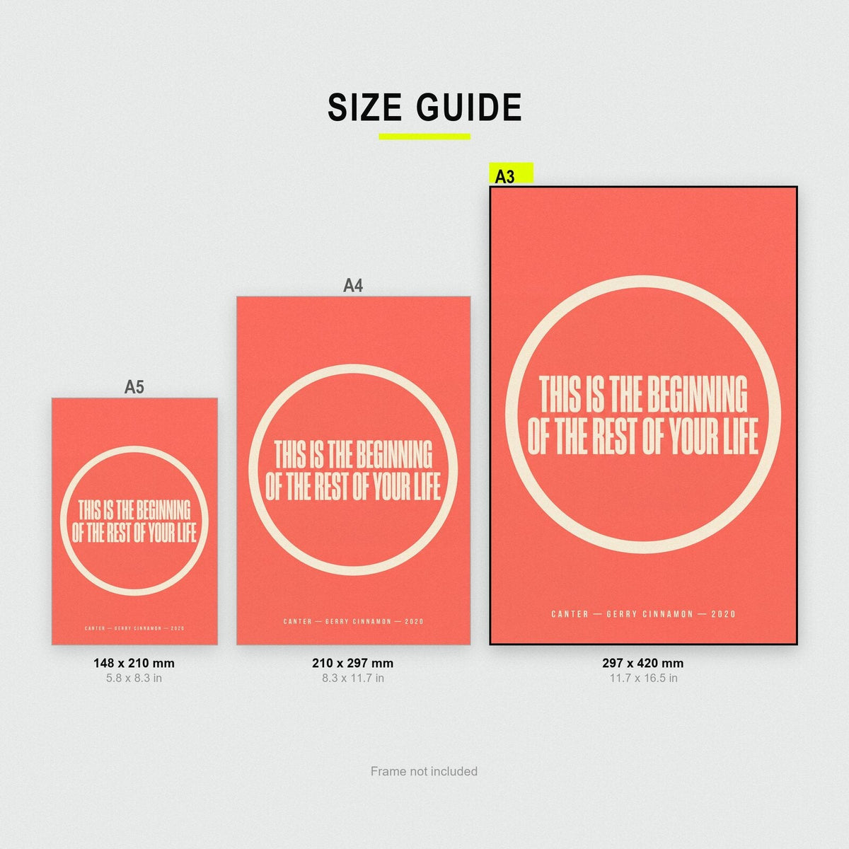 Canter Lyrics Print