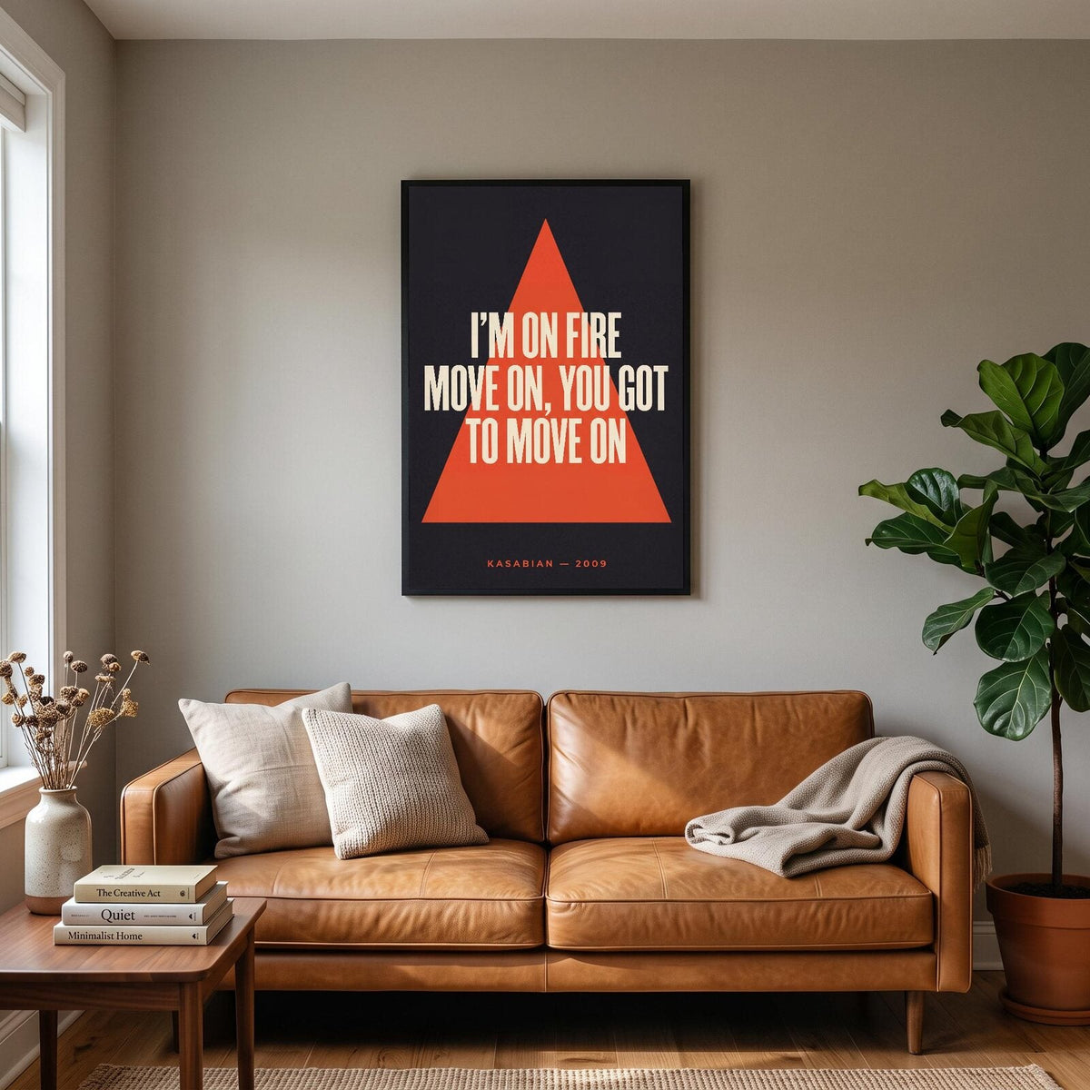Fire Lyrics Print