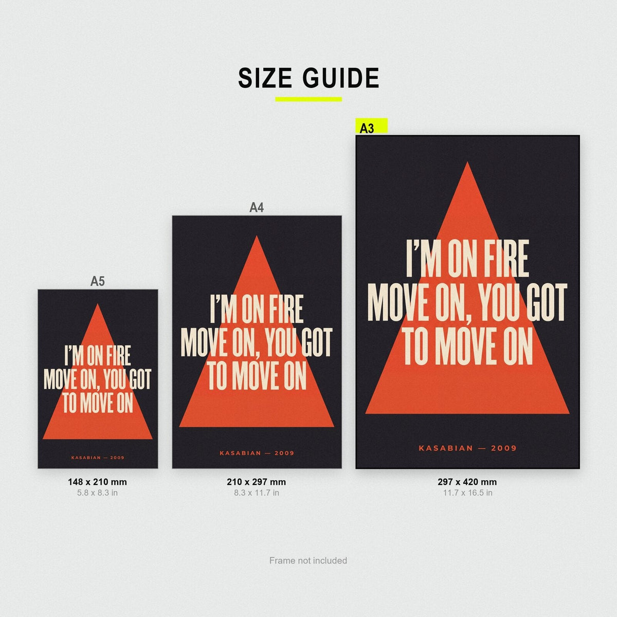 Fire Lyrics Print