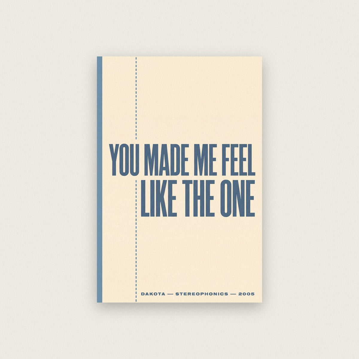 Dakota Lyrics Print