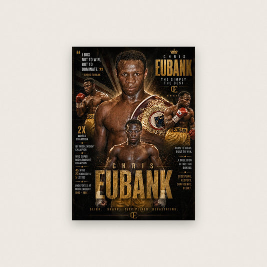 Chris Eubank Boxing Poster